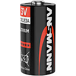 Ansmann Foto-Lithium-Batterie CR123A, 3 V, im 2er-Sparpack Ansmann Photo Lithium Batterien Typ CR123A