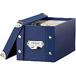 PEARL CD-Archiv-Box für 24 Standard- oder 48 Slim-CD-Hüllen, blau PEARL 