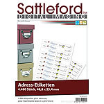 Sattleford 1000 Adress-Etiketten 99,1 x 57 mm für Laser/Inkjet Sattleford Drucker-Etiketten