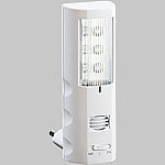 Lunartec Steckdosen-Nachtlicht mit Mückenstecker, bis 15 m² Lunartec LED-Steckdosen-Nachtlicht mit Mückenabwehr