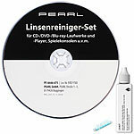 PEARL Linsenreiniger-Set für CD-/DVD-/Blu-ray-Laufwerke und -Player u.v.m. PEARL