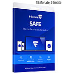 F-Secure SAFE Internet Security für PC, Mac, Android & iOS, 18 Monate, 5 Geräte F-Secure Internet & PC-Security (PC-Softwares)