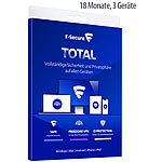 F-Secure TOTAL Internet Security inkl. VPN & ID Protection, 18 Monate, 3 Geräte F-Secure 