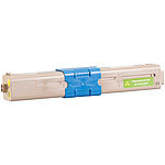 iColor Kompatible Toner-Kartusche für OKI 46508709, yellow (gelb) iColor Rebuilt-Toner-Cartridges für OKI-Laserdrucker