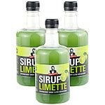 Sirup Royale mit Limetten-Geschmack, 3x 0,5 Liter, PET-Flaschen Sirups