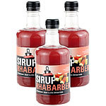 Sirup Royale mit Rhabarber-Geschmack, 3x 0,5 Liter, PET-Flaschen Sirups