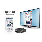 TVPeCee TV-/HDMI-Box Dual-Band-WLAN/Miracast/DLNA (refurbished) TVPeCee Streaming-Empfänger für Miracast, DLNA-kompatibel