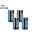 PEARL Sparpack Alkaline-Batterien Baby 1,5V Typ C im 4er-Pack PEARL Alkaline Batterien Baby (Typ C)