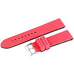 PEARL Ersatz-Armband für Armband-Uhren, rot PEARL