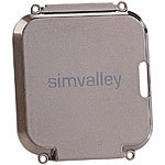 simvalley MOBILE Rückenabdeckung für Smartwatch AW-414.Go, braun-metallic simvalley MOBILE Android-Smart-Watches