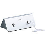 revolt Tisch-Powerbank PB-104.t mit 10.000 mAh, 4x USB, 2,1 A / 10,5 Watt revolt USB-Powerbanks mit Menükartenhalter