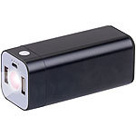 revolt USB-Powerbank mit 8.000 mAh und LED-Taschenlampe, 2,1 A, 100 Lumen revolt