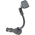 Callstel Flexible Kfz-Magnet-Halterung mit 2 USB-Ports für Smartphones, 3,1 A Callstel