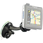 NavGear Kfz-Navi-Halterung mit extra starkem Saugfuß NavGear Navi-Halterungen