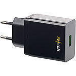 revolt 3er-Set 230-V-USB-Netzteil, Quick Charge 3.0, 5 - 12 V, max. 18 W revolt USB-Netzteile mit Quick Charge 3.0