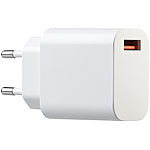 revolt 230-V-USB-Netzteil mit Quick Charge 3.0, 5 - 12 Volt, max. 3 A / 18 W revolt USB-Netzteile mit Quick Charge 3.0 