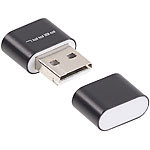 PEARL 2er-Set Mini-Cardreader für microSD(HC/XC)-Karten bis 128 GB & USB PEARL microSD-Kartenleser & USB-Sticks