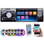 Creasono MP3-Autoradio mit TFT-Farbdisplay und Farb-Rückfahrkamera Creasono 