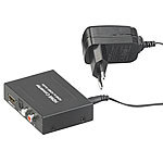 auvisio HDMI-Audio-Konverter zu TOSLINK (optisch, 5.1) und Stereo-Cinch (2.0) auvisio HDMI-Audio-Konverter zu optisch und analog