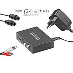 auvisio HDMI-Audio-Konverter mit Cinch- und Toslink-Kabel auvisio 