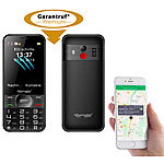 simvalley MOBILE Komforthandy mit Garantruf Premium, XL-Farbdisplay,Versandrückläufer simvalley MOBILE Notruf-Handys mit GPS