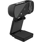 Somikon 4K-USB-Webcam mit Linsenabdeckung, Versandrückläufer Somikon 4K-Webcams
