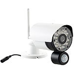 VisorTech Digitales Überwachungssystem DSC-720.mc mit 4 HD-Kameras, IP VisorTech IP-Funk-Überwachungssysteme