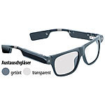 simvalley MOBILE Smart Glasses SG-100.bt mit Bluetooth und 720p HD simvalley MOBILE