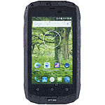simvalley MOBILE Dual-SIM-Outdoor-Smartphone, LTE, 4"/10,2-cm-TFT, Android 5.1, IP67 simvalley MOBILE Android-Outdoor-Smartphones