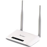 7links 300-Mbit-WLAN-Router mit 4 Ethernet-Ports und 2 Antennen 7links WLAN-Router