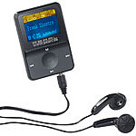 PEARL Mini-MP3-Player DMP-160.mini, microSD-Slot f&uuml;r Karten bis 32 GB PEARL MP3-Player mit SD-Card Slots