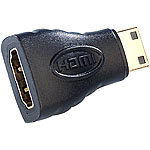 auvisio HDMI-Adapter HDMI-Buchse (Typ A) auf mini-HDMI-Stecker (Typ C) auvisio Mini-HDMI-Adapter