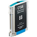 Recycled Cartridge f&uuml;r HP (ersetzt C9391AE No.88XL), cyan HC recycled / rebuilt by iColor Recycled Druckerpatronen f&uuml;r HP-Tintenstrahldrucker