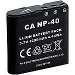 Somikon Reserve-Akku 1200 mAh für Full-HD-Camcorder "DV-853.IR" Somikon Full-HD-Camcorder mit Touch-Screen und App-Steuerung