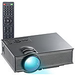 SceneLights SVGA-LCD-LED-Beamer LB-8300.mp mit Mediaplayer, 800 x 480 Pixel SceneLights Kompakt LED Beamer