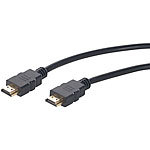 auvisio High-Speed-HDMI-2.0a-Kabel für 4K, 3D und Full HD, HEC, 10 m auvisio 4K-HDMI-Kabel mit Netzwerkfunktion (HEC)
