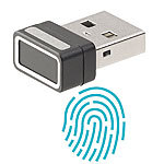 Xystec Kleiner USB-Fingerabdruck-Scanner für Windows 10, 10 Profile Xystec