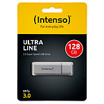 Intenso Ultra Line USB-3.0-Speicherstick mit 128 GB, silber Intenso