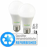 Luminea 2er-Set LED-Lampen mit Dämmerungssensor, Versandrückläufer Luminea LED-Lampen mit Dämmerungssensoren