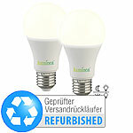 Luminea 2er-Set LED-Lampen mit Dämmerungssensor, Versandrückläufer Luminea LED-Lampen mit Dämmerungssensoren