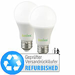 Luminea 2er-Set LED-Lampen mit Radar-Sensor, Versandrückläufer Luminea 