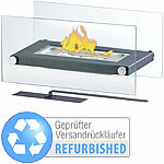 Carlo Milano Gläserner Tischkamin für Bio-Ethanol, Versandrückläufer Carlo Milano Bio-Ethanol Tischkamine