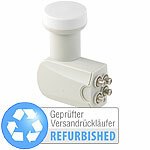 Q-Sonic Universal-QUAD-Switch-LNB für digitales Sat.-TV, Versandrückläufer Q-Sonic SAT HD Quad LNBs