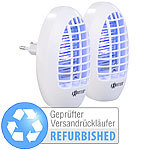 Exbuster 2er Set Steckdosen-Insektenvernichter mit UV-Licht, Versandrückläufer Exbuster