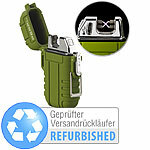 PEARL Elektronisches Feuerzeug, Versandrückläufer PEARL Elektronisches Lichtbogen-Feuerzeuge, wasserdicht