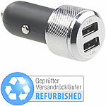 revolt Kfz-USB-Ladegerät mit 2 Ports, für 12/24 Volt, Versandrückläufer revolt Kfz-USB-Netzteil für 12/24-Volt-Anschluss