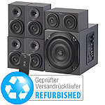 auvisio Analoge 5.1-Lautsprecher, 120 Watt (Versandrückläufer) auvisio PC-Lautsprecher-Systeme mit 5.1-Surround-Sounds