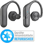 auvisio True Wireless In-Ear-Headset, Ohrbügel, Versandrückläufer auvisio Kabelloses In-Ear-Stereo-Headsets mit Bluetooth und Ohrbügeln