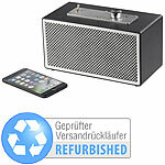 auvisio Mobiler Retro-Lautsprecher mit Bluetooth 4.1, Versandrückläufer auvisio