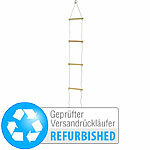 Playtastic Strickleiter mit 5 Holzsprossen für Kinder,Versandrückläufer Playtastic Strickleitern für Kinder
